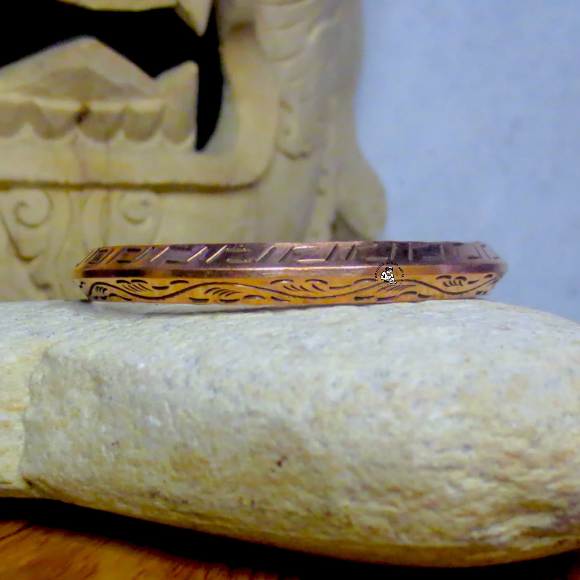 Healing Symbol Carved Bracelet