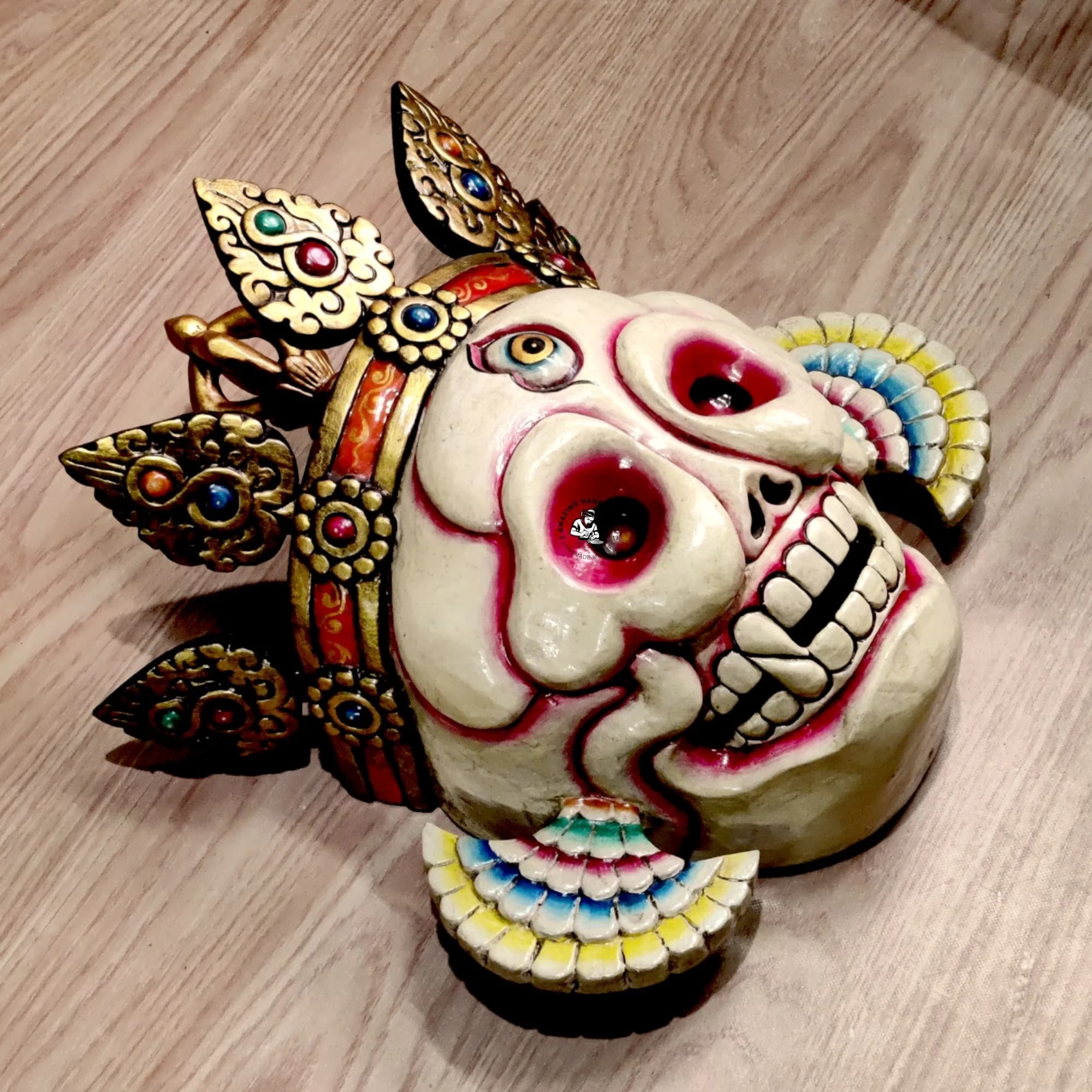 Himalayan Citipati Wall Hanging Mask