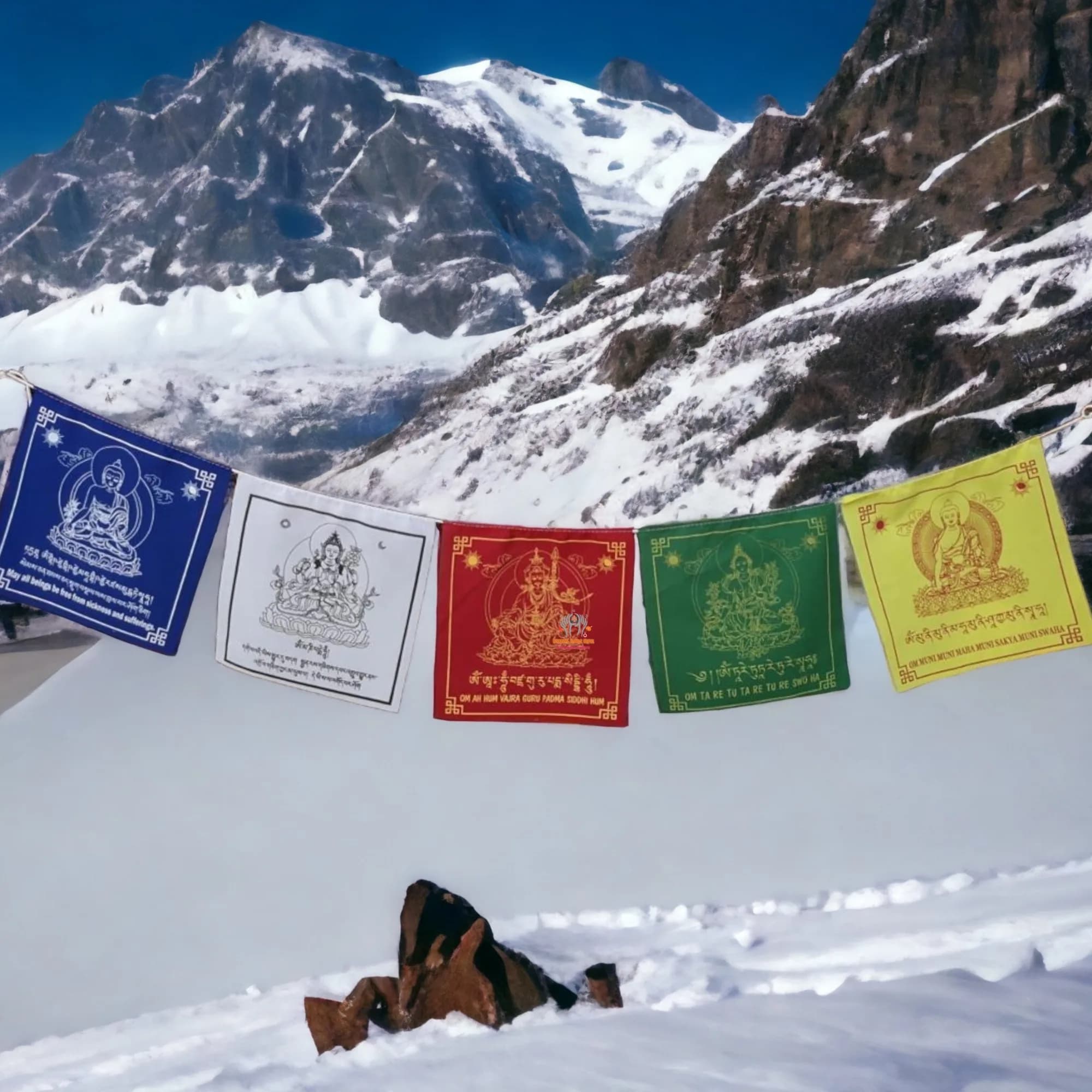 Tibetan Deity Prayer Flag